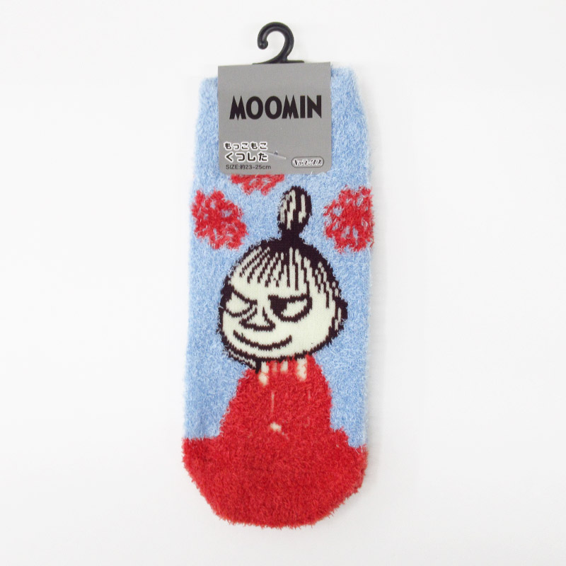 MOOMIN もっこもこ靴下/リトルミィ ほおづえ